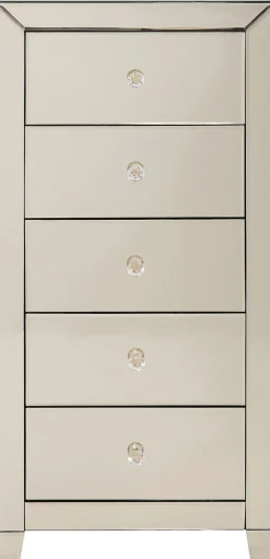 KARE Hochkommode Luxury Pearl 5 Schübe New