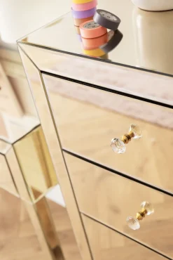 KARE Hochkommode Luxury Pearl 5 Schübe New