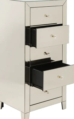 KARE Hochkommode Luxury Pearl 5 Schübe New