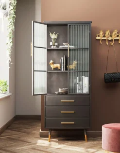 KARE Hochschrank La Gomera 2 Türen 3 Schübe Outlet