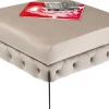 KARE Hocker Bellissima Velvet Taupe 80cm Clearance