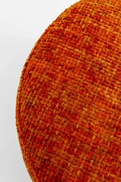 KARE Hocker Berry High Silber Orange Ø39cm