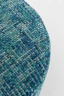 KARE Hocker Berry High Silber Hellblau Ø39cm Discount