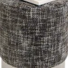 KARE Hocker Berry High Silber Dunkelgrau Ø39cm Outlet