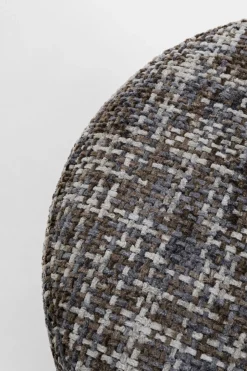 KARE Hocker Berry High Silber Dunkelgrau Ø39cm Outlet
