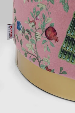 KARE Hocker Cherry Peacock Brass Ø32cm Sale