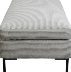 KARE Hocker Gianni Cord Grau Hot