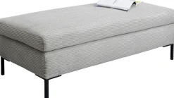 KARE Hocker Gianni Cord Grau Hot