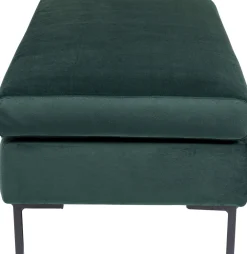 KARE Hocker Gianni Velvet Dunkelgrün Clearance