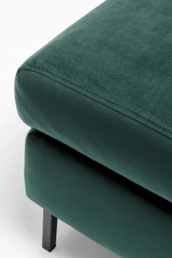 KARE Hocker Gianni Velvet Dunkelgrün Clearance