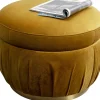 KARE Hocker Nube Gelb Ø56cm