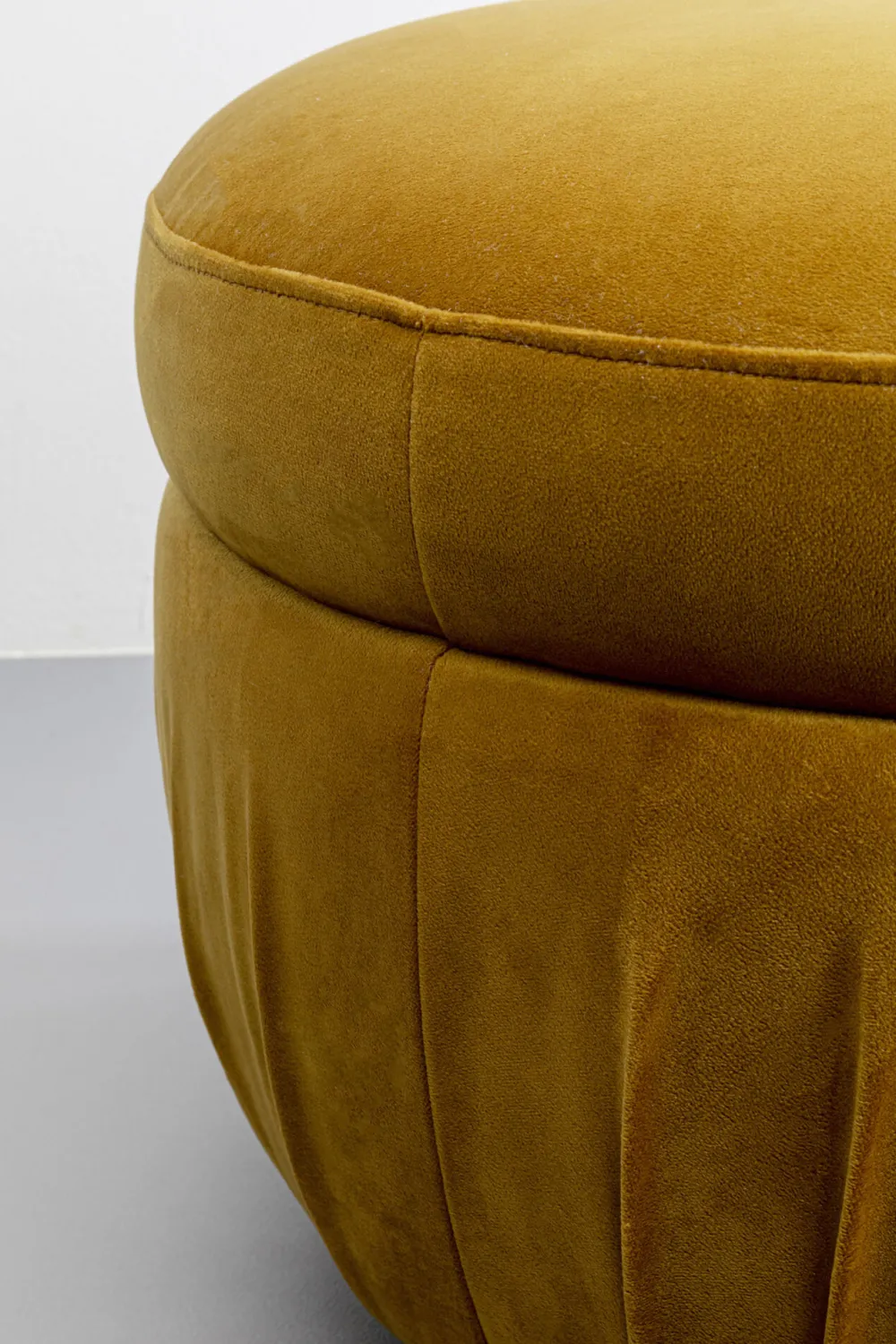 KARE Hocker Nube Gelb Ø56cm