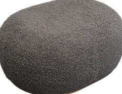 KARE Hocker Pebble Boucle Grau 81cm Sale