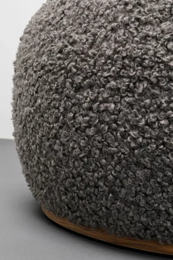 KARE Hocker Pebble Boucle Grau 81cm Sale
