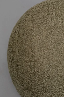 KARE Hocker Pebble Boucle Oliv 81cm Best