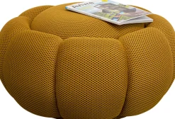 KARE Hocker Peppo Bloom Gelb Ø72cm Discount