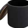 KARE Hocker Venezia Storage Anthrazit Ø40cm Outlet