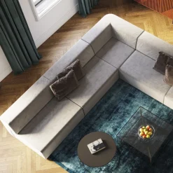 KARE Infinity Ecke 100 Elements Grau Rechts Outlet