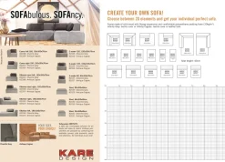 KARE Infinity Ecke 100 Elements Grau Rechts Outlet