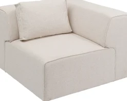 KARE Infinity Ecke 100cm Elements Creme Rechts Outlet