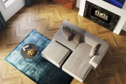 KARE Infinity Ottomane Elements Grau Rechts Sale