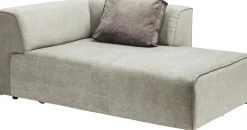 KARE Infinity Ottomane Elements Grau Rechts Sale