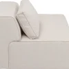 KARE Infinity Ottomane Semi Elements Creme Rechts 120cm Best