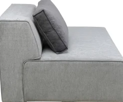 KARE Infinity Ottomane Semi Elements Grau Rechts Outlet