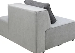 KARE Infinity Ottomane Semi Elements Grau Rechts Outlet