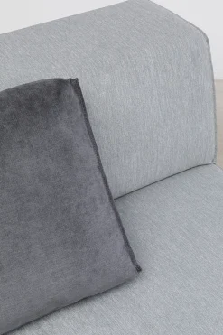 KARE Infinity Ottomane Semi Elements Grau Rechts Outlet