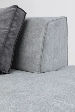 KARE Infinity Ottomane Semi Elements Grau Rechts Outlet