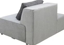 KARE Infinity Ottomane Semi Elements Grau Links Clearance