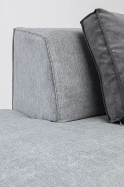 KARE Infinity Ottomane Semi Elements Grau Links Clearance