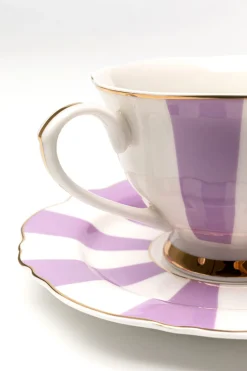 KARE Kaffeetasse Harlequin Lila (2/tlg.) Best