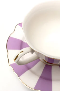 KARE Kaffeetasse Harlequin Lila (2/tlg.) Best