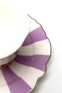 KARE Kaffeetasse Harlequin Lila (2/tlg.) Best