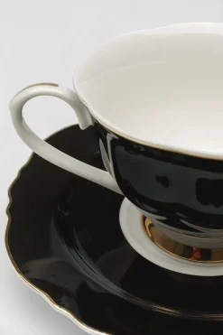 KARE Kaffeetasse Harlequin Schwarz (2/tlg.) Outlet