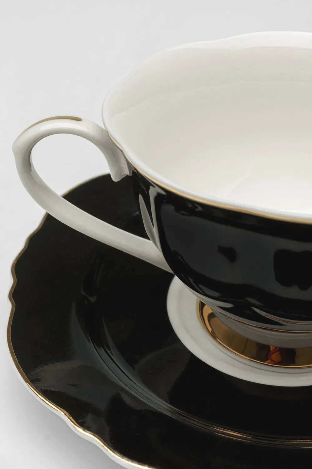 KARE Kaffeetasse Harlequin Schwarz (2/tlg.) Outlet