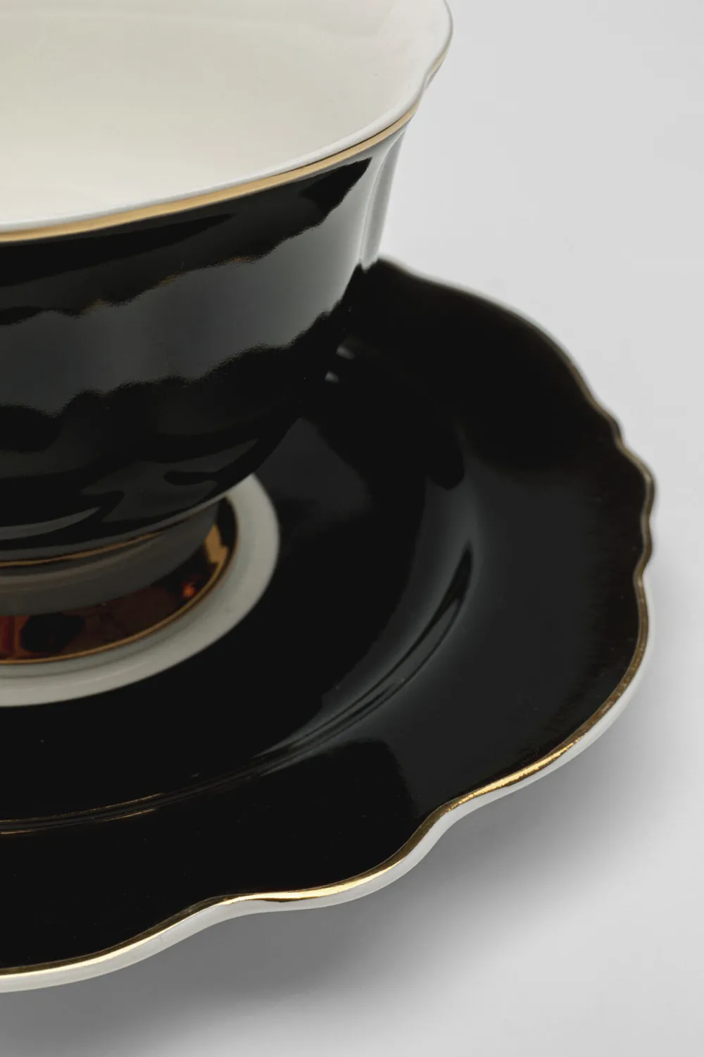 KARE Kaffeetasse Harlequin Schwarz (2/tlg.) Outlet