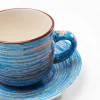 KARE Kaffeetasse Swirl Blau (2/tlg.) Best
