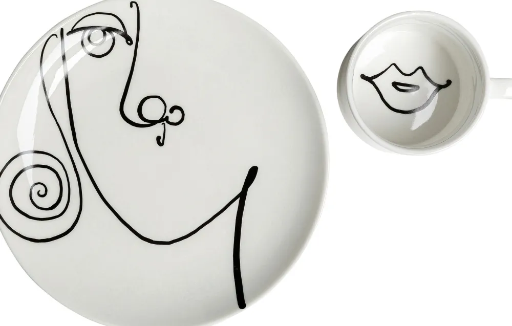 KARE Kaffeetasse Viso Donna (2/tlg.) Discount