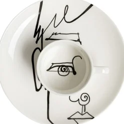 KARE Kaffeetasse Viso Uomo (2/tlg.) Clearance