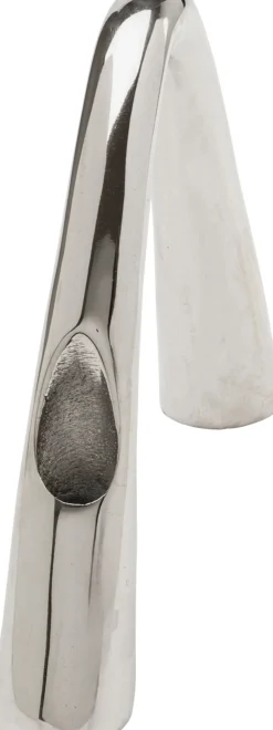 KARE Kerzenständer Bow Duo Chrom 21cm