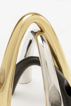KARE Kerzenständer Bow Duo Gold 25cm Best