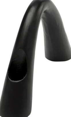 KARE Kerzenständer Bow Duo Schwarz 13cm