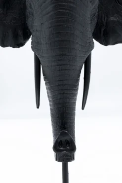 KARE Kerzenständer Elephant Head Schwarz 49cm Outlet