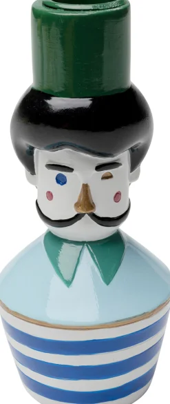 KARE Kerzenständer Monsieur Mustache 16cm Best