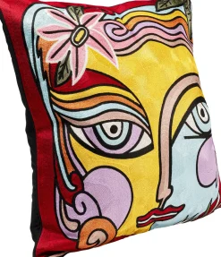 KARE Kissen Art Line Face 50x50cm Best