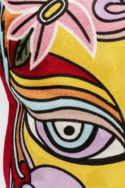 KARE Kissen Art Line Face 50x50cm Best