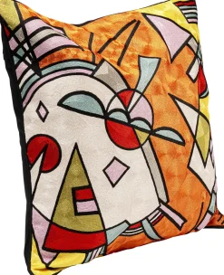 KARE Kissen Art Line Orange 50x50cm